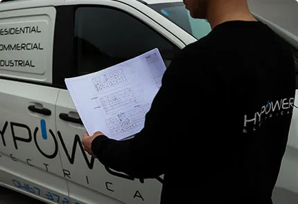 Hypower Electrical commercial service image from the current website